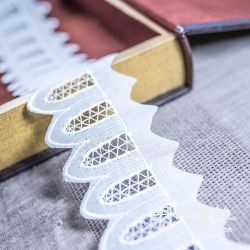 棉布蕾絲-歐式古典縷空歐式圖騰花邊-寬約6公分