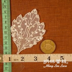花朵蕾絲-歐式古典葉子花片-長約9.5公分-單朵