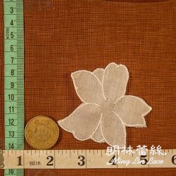 花朵蕾絲-日系手作日式花朵花片-長約8公分-單朵