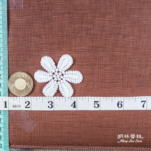 花朵蕾絲-甜美可愛日系花朵花片-長約5.5公分-單朵