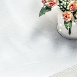 布碼蕾絲-拉雪兒蕾絲法式浪漫簡約絲襪布花邊-寬約224公分(白／米白)