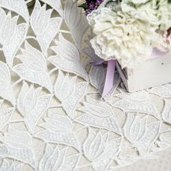 Cloth code lace - three-dimensional water soluble lace French romantic European style leaf totem lace - about 110 cm wide