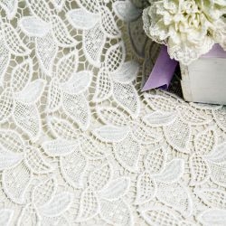 Cloth code lace - three-dimensional water soluble lace French romantic European style leaf totem lace - about 108 cm wide