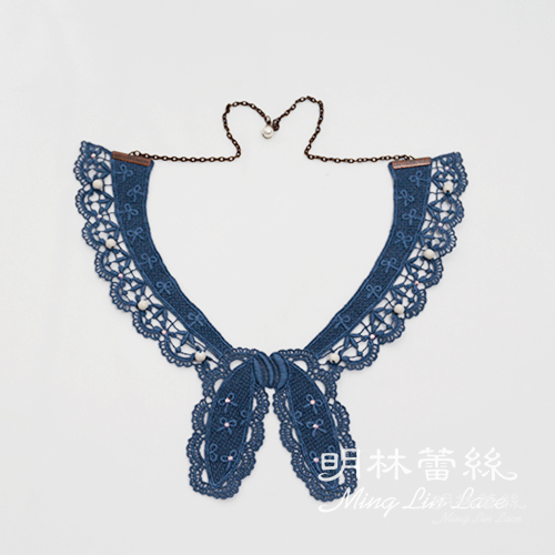 【明林蕾絲-小天馬】精緻蕾絲蝴蝶結領片項鍊-MIT台灣製精品-寬23cmx高22cm 【明林蕾絲-小天馬】精緻蕾絲蝴蝶結領片項鍊-MIT台灣製精品-寬23cmx高22cm