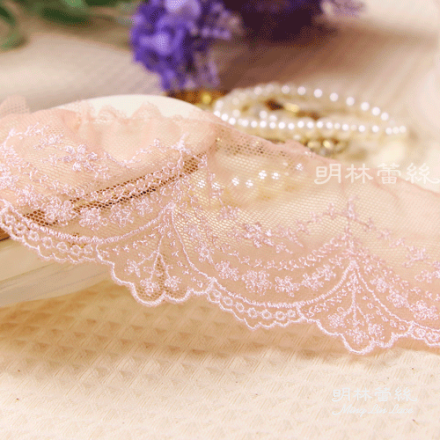 【明林蕾絲-小天馬】網蕾絲條碼-歐式浪漫花板-滾邊蕾絲條碼-MIT台灣製-寬約5cmx長30cm 【明林蕾絲-小天馬】網蕾絲條碼-歐式浪漫花板-滾邊蕾絲條碼-MIT台灣製-寬約5cmx長30cm