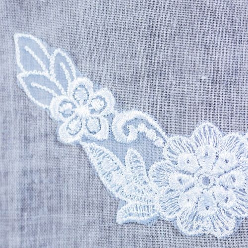 蕾絲胸花領片-甜美可愛日系花朵胸花領片-內圍17公分-外圍20公分-單片