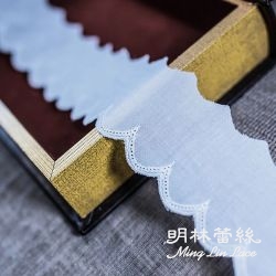 棉布蕾絲-日系手作滾縷空蕾絲花邊-寬約5公分