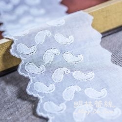 棉布蕾絲-歐式古典歐式圖騰花邊-寬約10.5公分