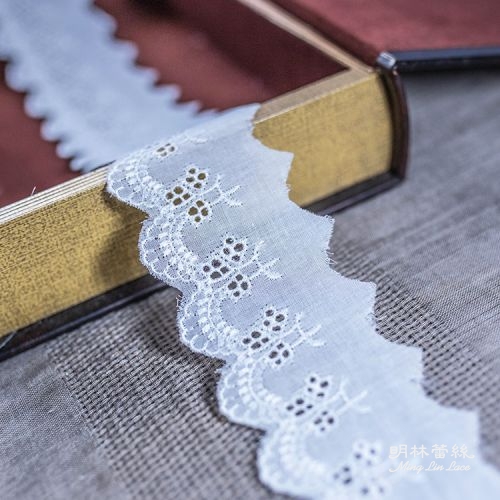 棉布蕾絲-歐式古典華麗縷空圖騰花邊-寬約5公分