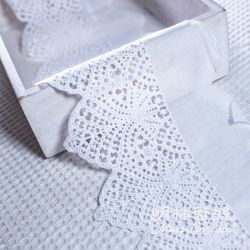 棉布蕾絲-歐式古典華麗縷空歐式圖騰花邊-寬約11.5公分