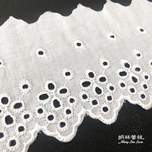 棉布蕾絲-日系手作泡泡縷空造型花邊-寬約4公分