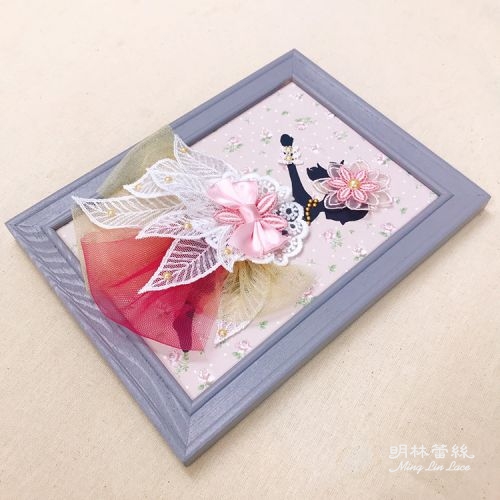 [Little Pegasus-DIY Jewelry Gift Box] Dancing Girl Handmade Card